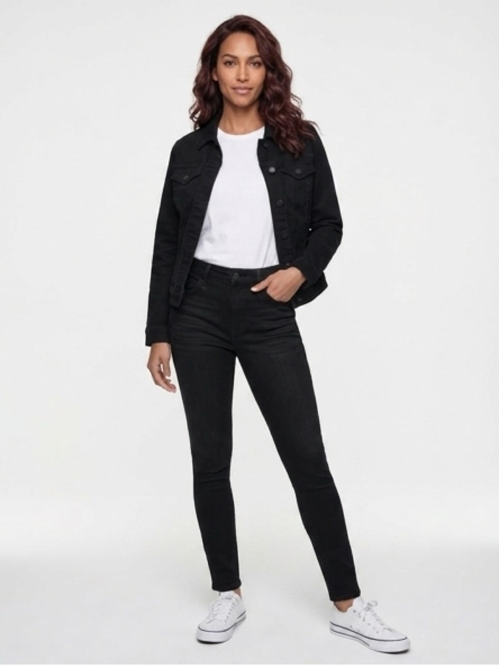 American Eagle Outfitters Black Skinny High-Rise‎ Jeans